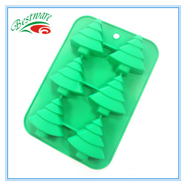 chrismas tree shape silicone rubber cake mold pans (6).JPG